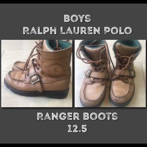 Ralph Lauren Polo boys Ranger Boots size 12.5